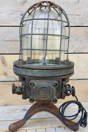 Antike industrial stehlampe - VI1