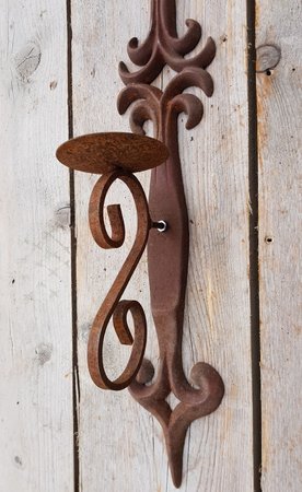 Gusseisen mauer kerzenhalter - OG8