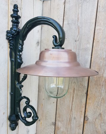 Historische kupfer wandlampe - WK11