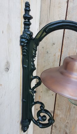 Historische kupfer wandlampe - WK11
