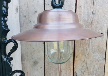 Historische kupfer wandlampe - WK11
