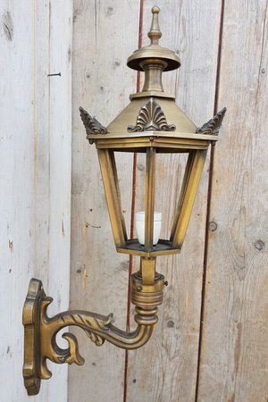 Antike messing wandlaterne - WM4