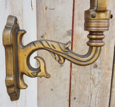 Antike messing wandlaterne - WM4