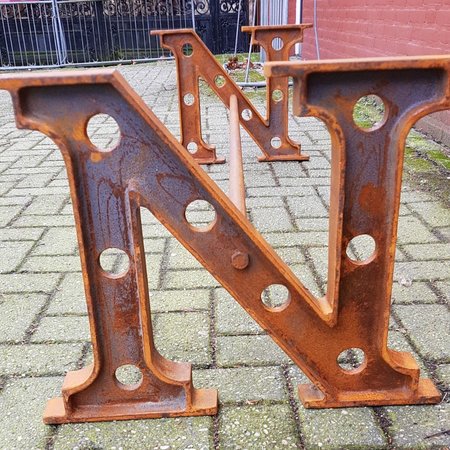 Industrial gusseisen couchtisch gestell - TO4