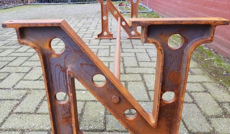 Industrial gusseisen couchtisch gestell - TO4