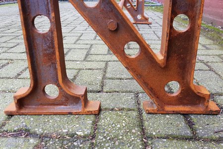 Industrial gusseisen couchtisch gestell - TO4
