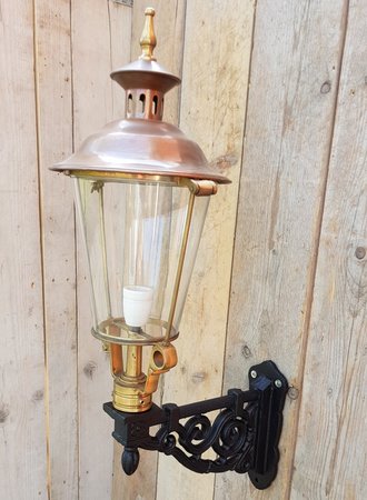 Klassische runde kupfer wandlampe - WK35
