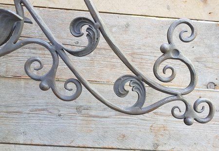 Jugendstil schmiedeeisen ladenschild - UB6