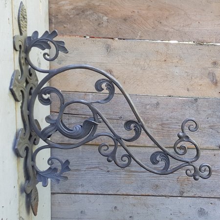 Jugendstil schmiedeeisen ladenschild - UB6