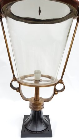Runde kupfer laterne kopf 60 cm