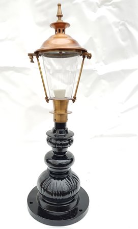 Runde kupfer laterne kopf 40 cm