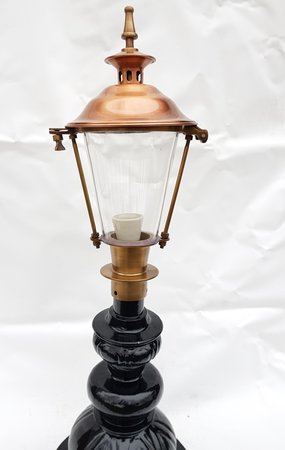 Runde kupfer laterne kopf 40 cm