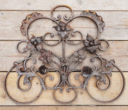 Jugendstil schmiedeeisen ornament - OS92