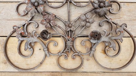 Jugendstil schmiedeeisen ornament - OS92