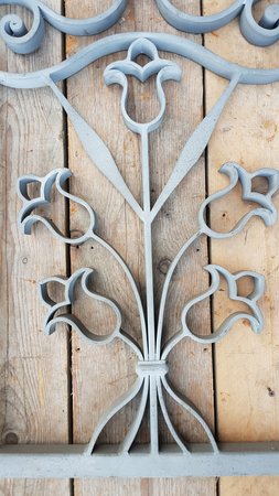 Gusseisen Fenstergitter Türgitter mit blümen
