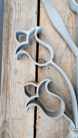Gusseisen Fenstergitter Türgitter mit blümen