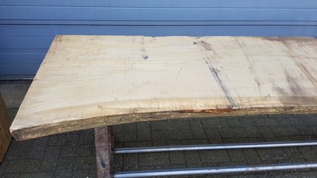 Große Baumstammtisch aus eiche