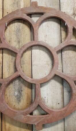 Historische runde gusseisen fenster - R4A