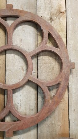 Historische runde gusseisen fenster - R4A