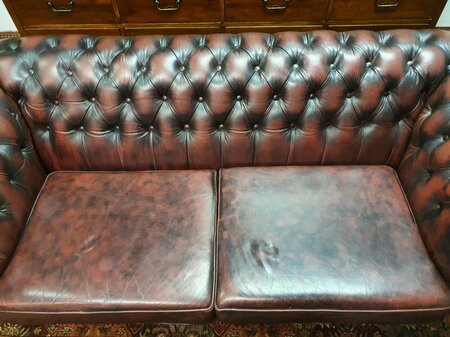 Chesterfield 2-Sitzer Sofa Oxblood