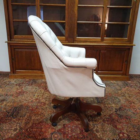 Antike Chesterfield Director chair bürostuhl weiß