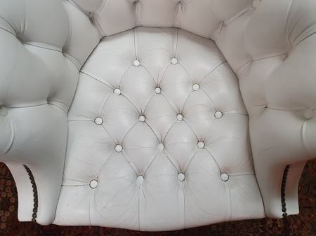 Antike Chesterfield Director chair bürostuhl weiß
