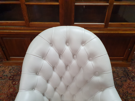Antike Chesterfield Director chair bürostuhl weiß