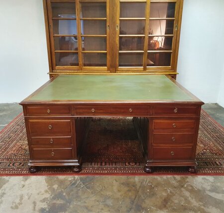 Antik Chesterfield mahagoni schreibtisch