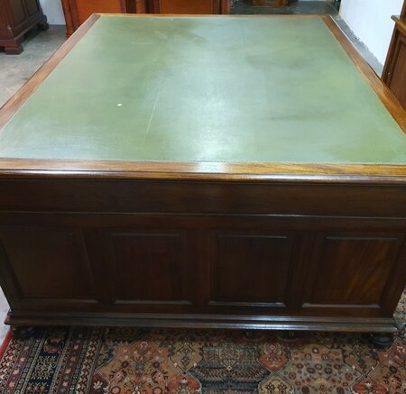 Antik Chesterfield mahagoni schreibtisch