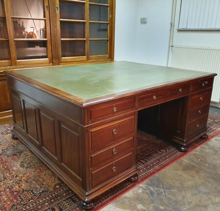 Antik Chesterfield mahagoni schreibtisch