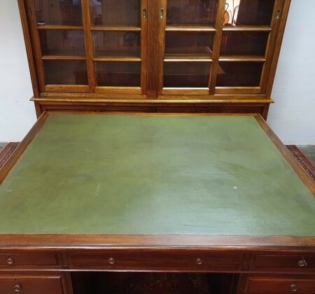 Antik Chesterfield mahagoni schreibtisch