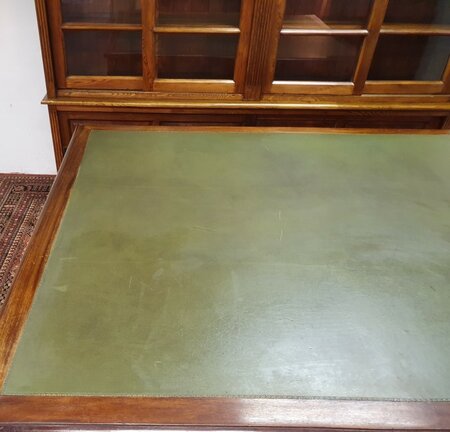 Antik Chesterfield mahagoni schreibtisch