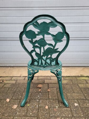 Klassische aluminium Bistrostühle