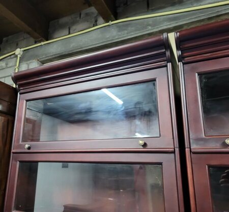 Große Globe Wernicke mahagoni bücherschrank