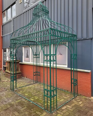 Klassische schmiedeeisen gartenpavillon