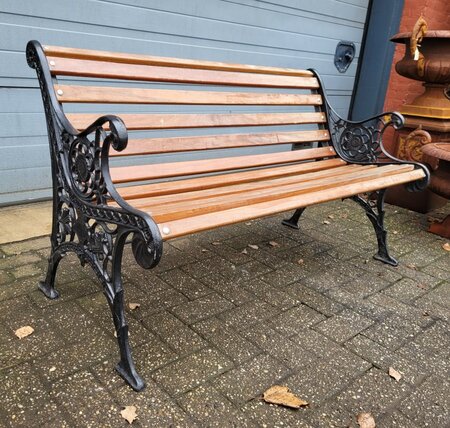 Antike parkbank gartenbank