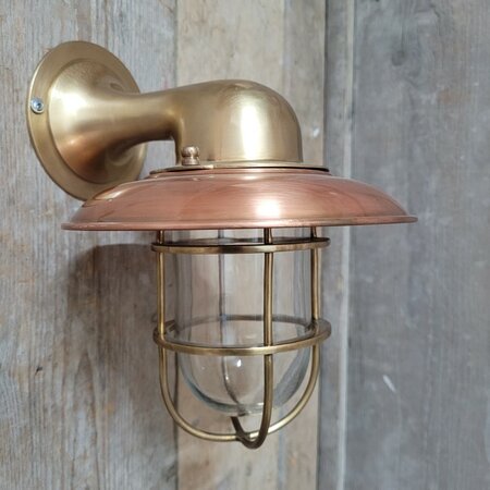 Klassische messing außenlampe - WM3