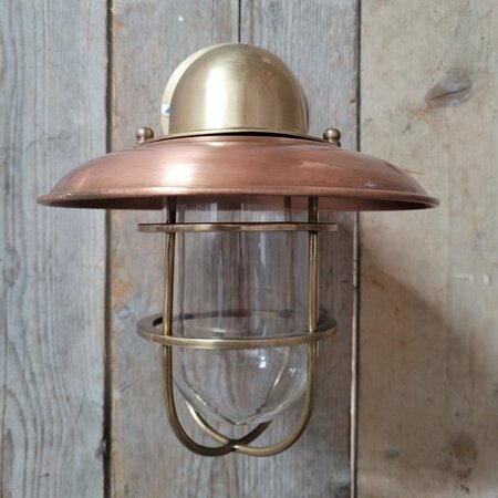 Klassische messing außenlampe - WM3