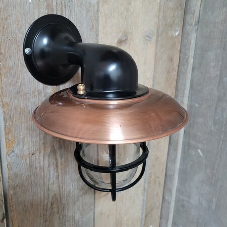 Klassische schwarze kupfer außenlampe - WM3Z