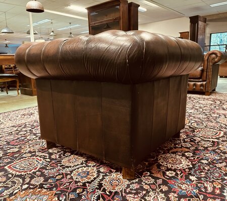 Rochester Chesterfield 1-sitzer sofa Dunkelbraun