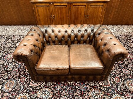 Bendic Chesterfield 2-sitzer sofa Dunkelbraun