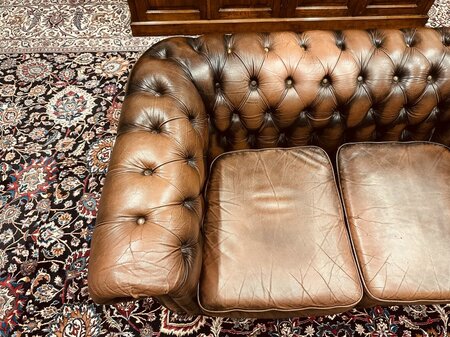Bendic Chesterfield 2-sitzer sofa Dunkelbraun