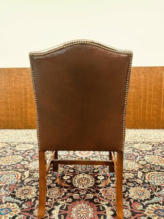 Englischer Chesterfield stuhl Bordeaux