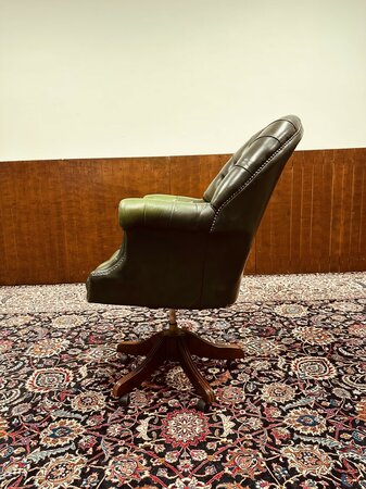 Antike Chesterfield Director chair bürostuhl grün