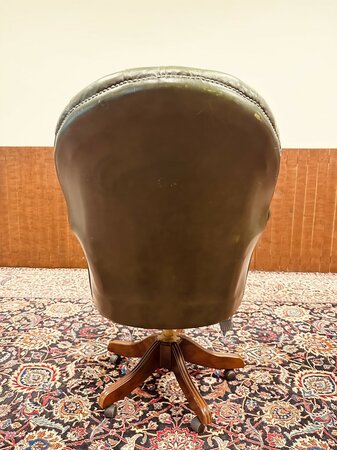 Antike Chesterfield Director chair bürostuhl grün