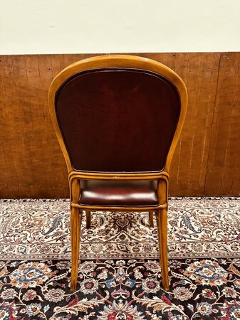 Antike Italienisches wurzelholz schreibtisch mit bürostuhl