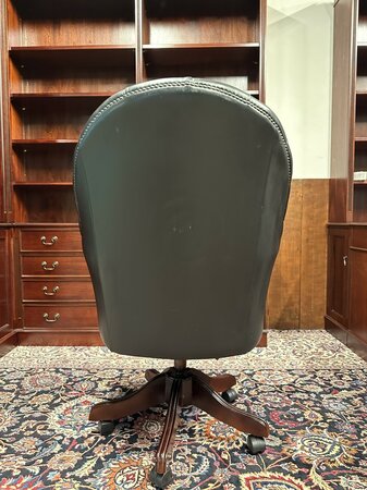 Antike Chesterfield Director chair bürostuhl Schwarz
