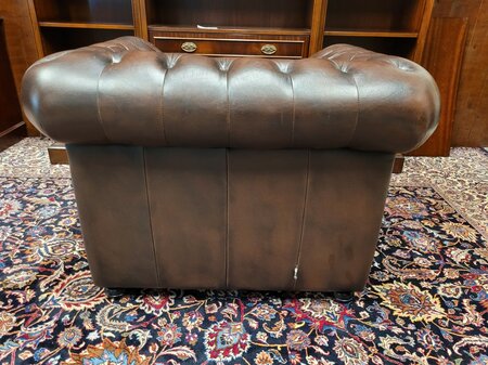 Chesterfield 1-sitzer sofa Dunkelbraun