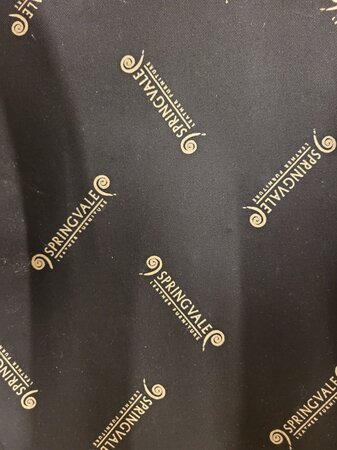 Englischer Springvale Chesterfield Bürostuhl Sessel mit Fußhocker