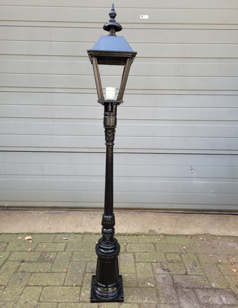 Gusseisen laternenpfahl Wien mit gusseisen quadratische lampe